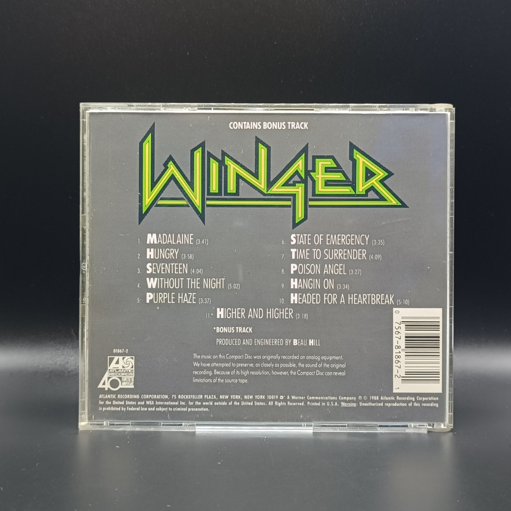 Winger - Winger CD