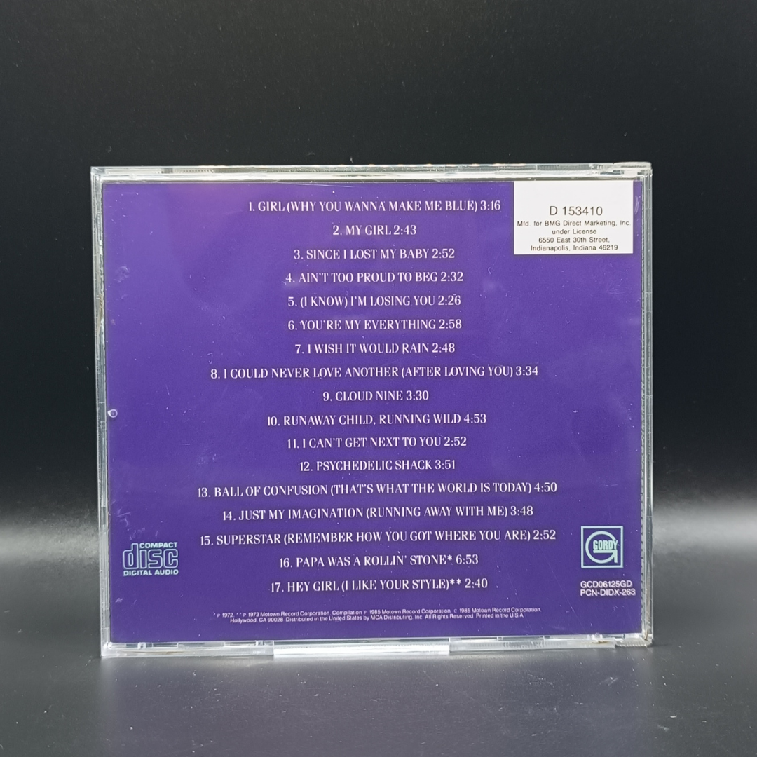 The Temptations - Compact Command Performance CD