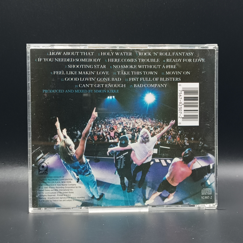Bad Company - The Best of Bad Company Live... What You Hear Is What You Get CD