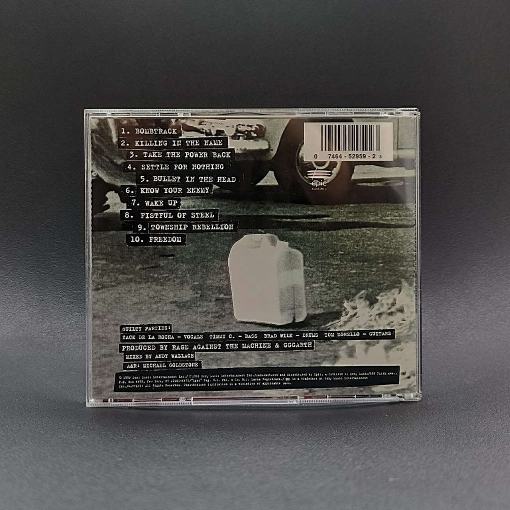 Rage Against the Machine - Rage Against the Machine CD