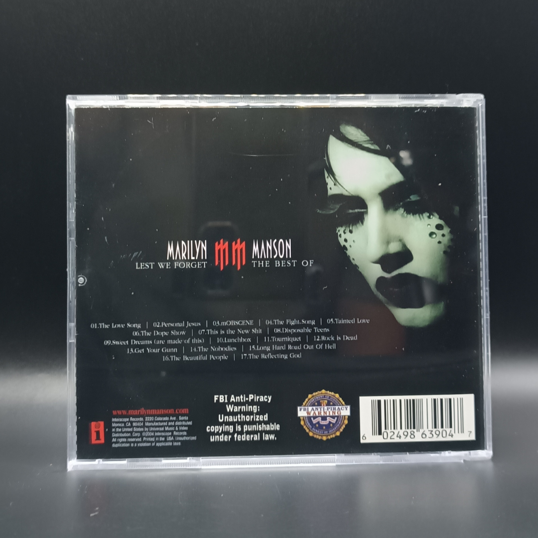 Marilyn Manson - Lest We Forget - The Best of Marilyn Manson