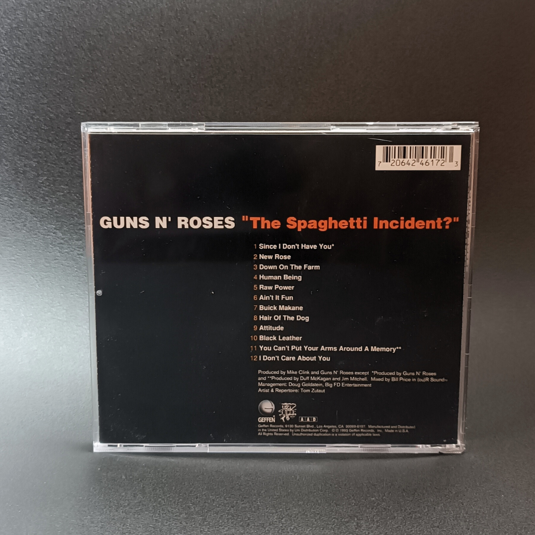 Guns N' Roses - "The Spaghetti Incident?" CD