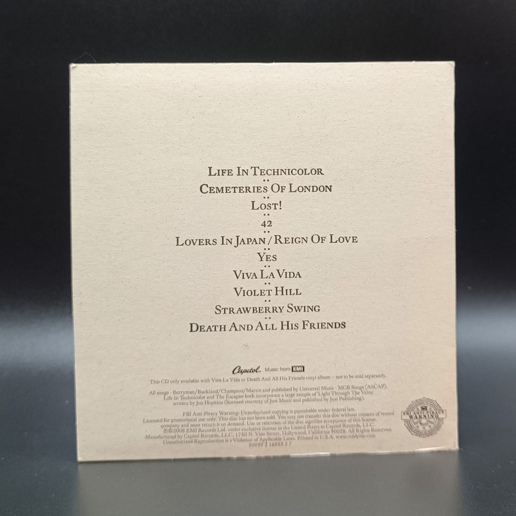 Coldplay - Viva la Vida or Death and All His Friends CD