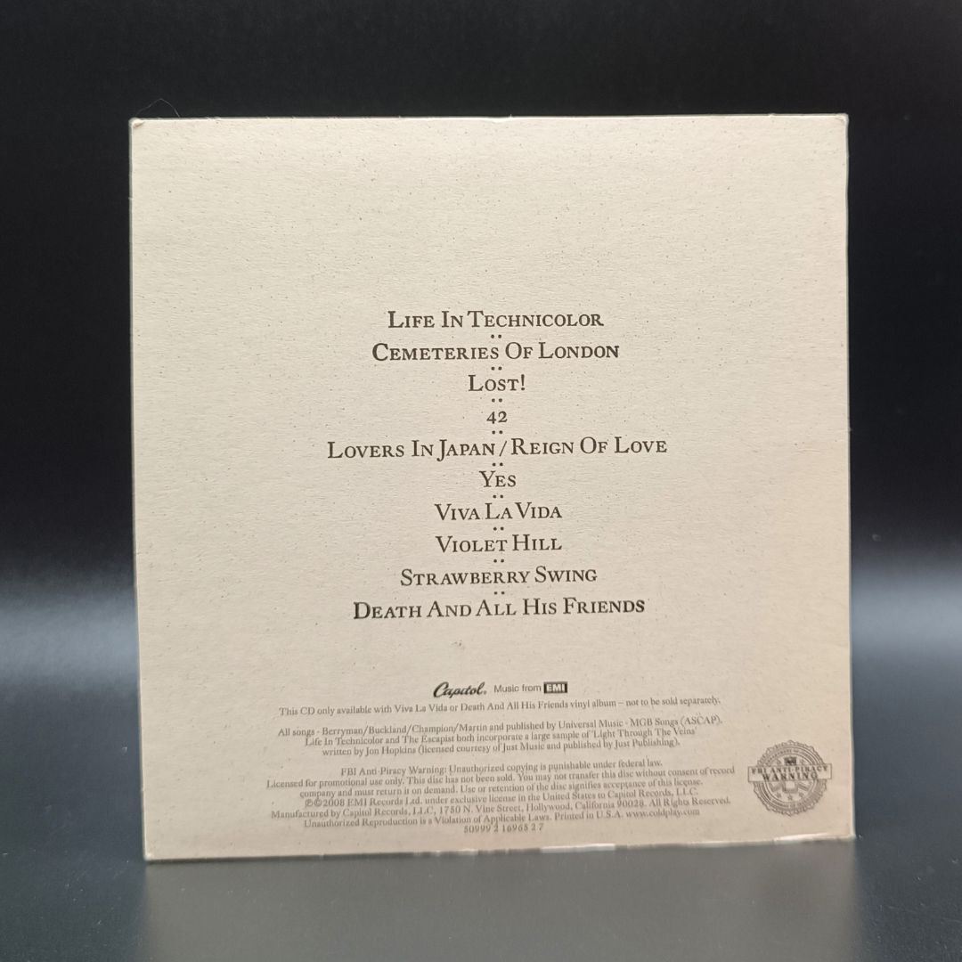 Coldplay - Viva la Vida or Death and All His Friends CD