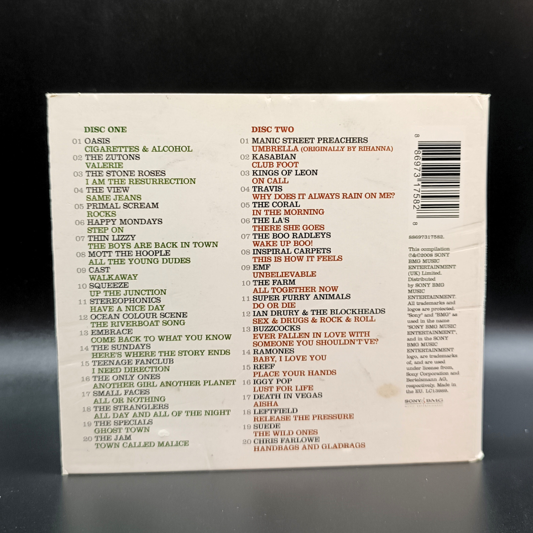 Varios Artistas - Cigarettes and Alcohol: 40 Anthems from Now and Then	2CD