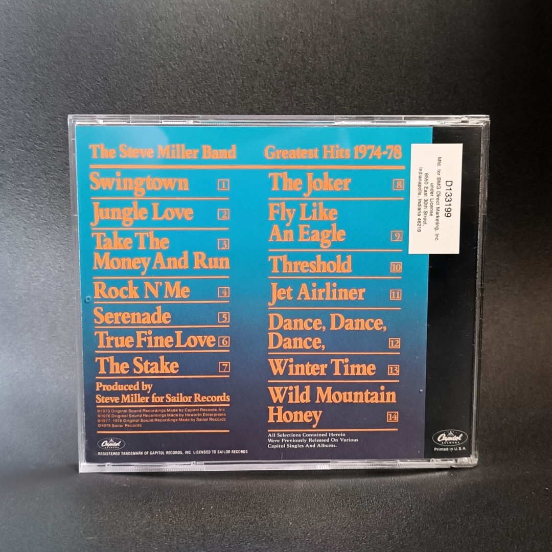 The Steve Miller Band - Greatest Hits 1974-1978 CD