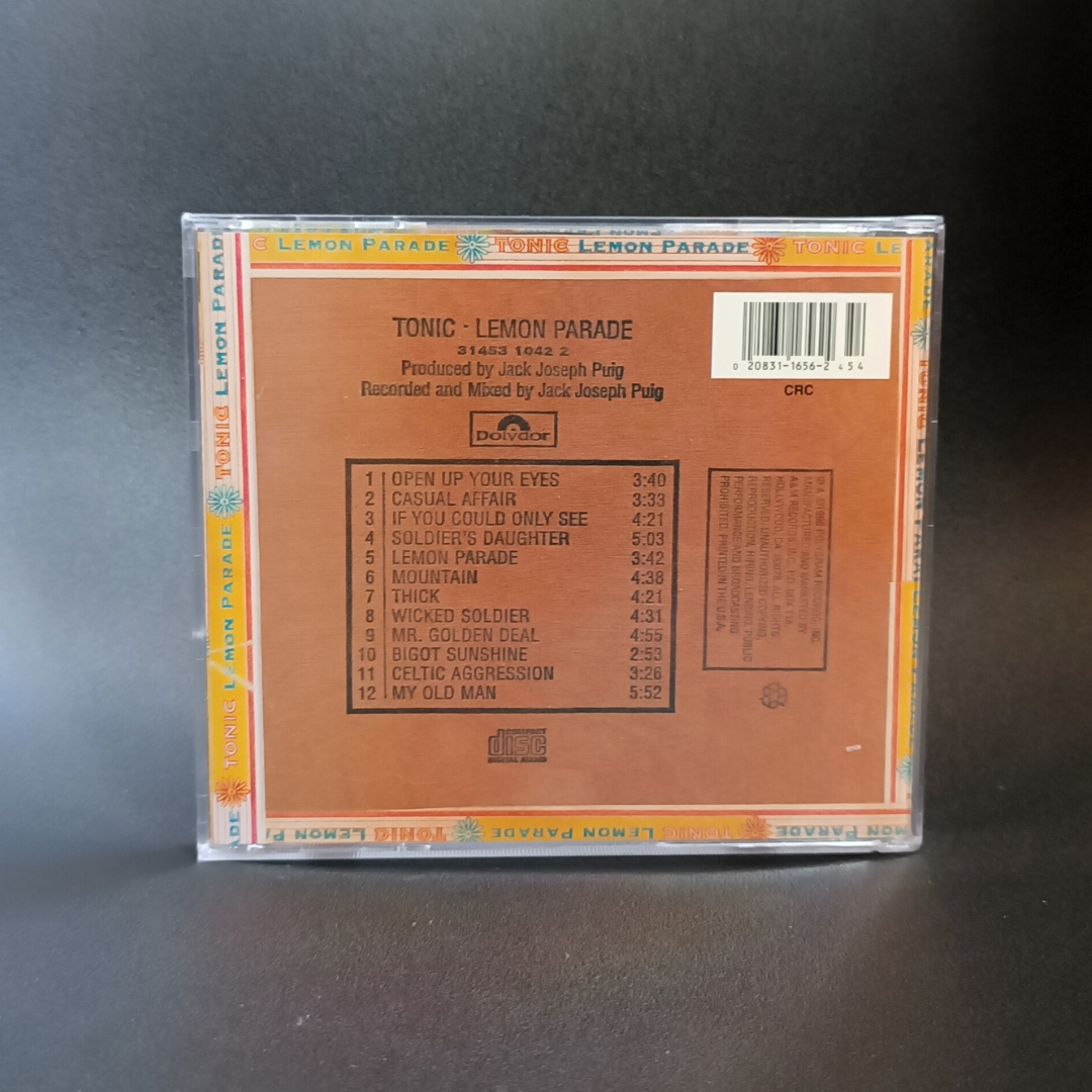 Tonic - Lemon Parade CD