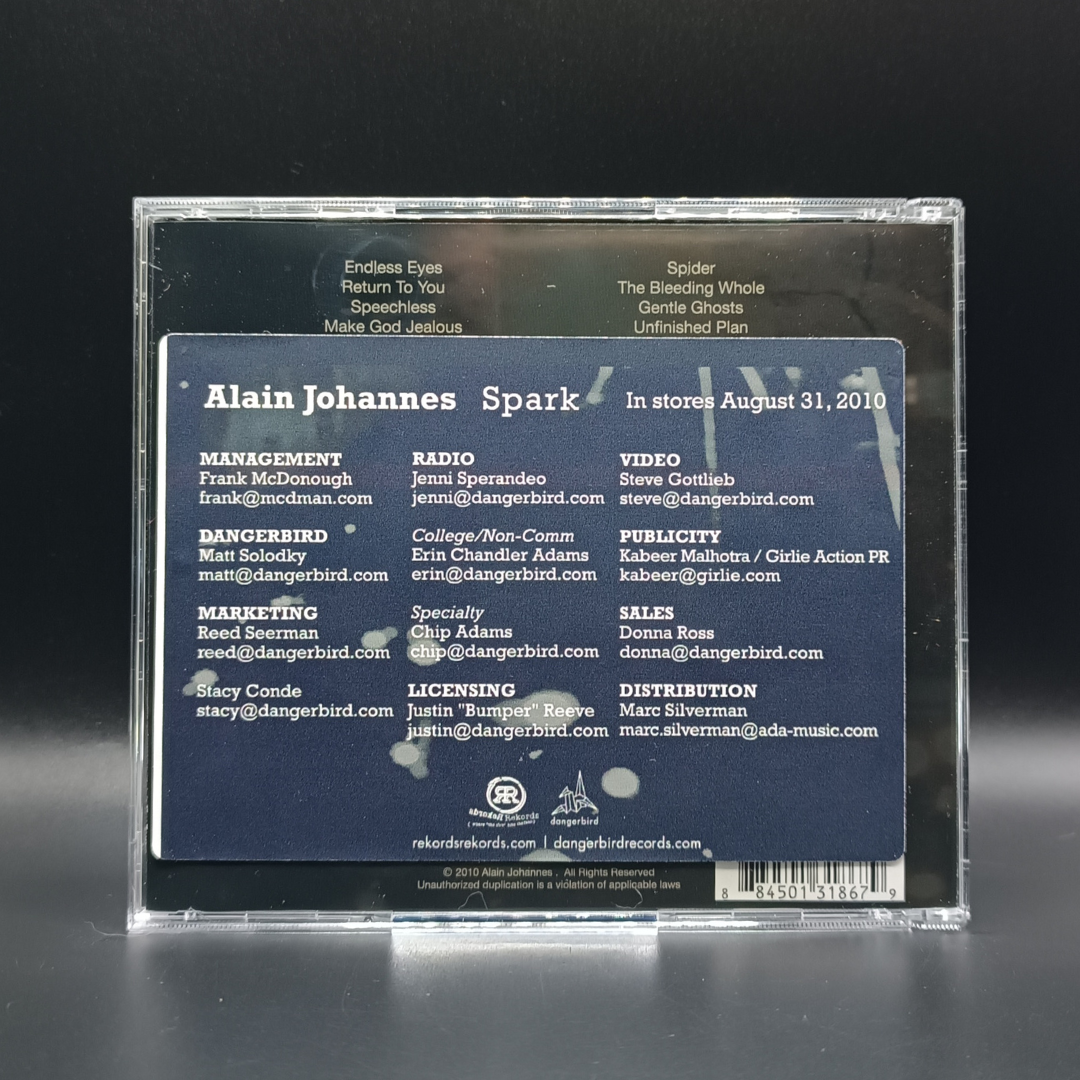 Alain Johannes - Spark CD (souvenir de regalo)