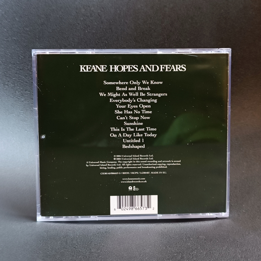 Keane - Hopes and Fears CD