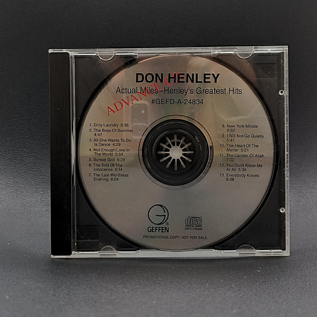 Don Henley (Eagles) - Actual Miles: Don Henley's Greatest Hits (Advance Copy) CD