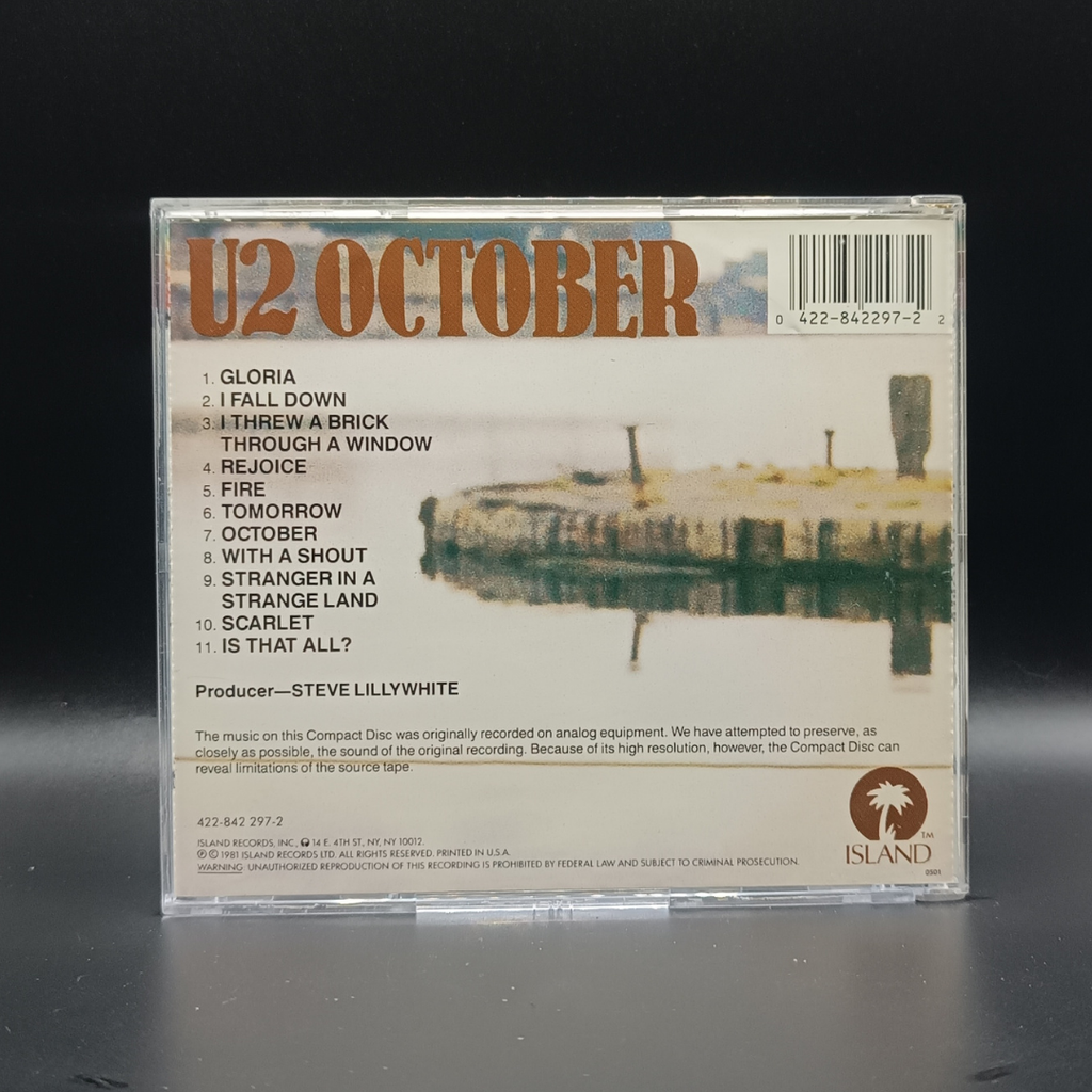 U2 - October CD