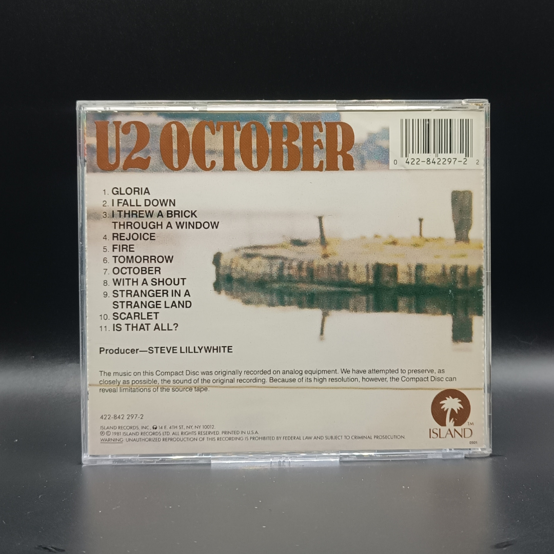 U2 - October CD