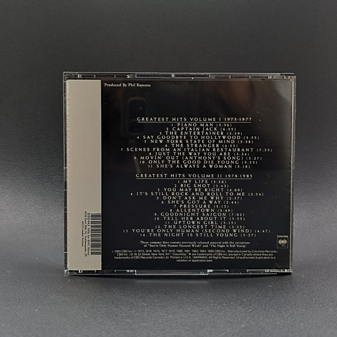 Billy Joel - Greatest Hits Volume I & II 2 CD