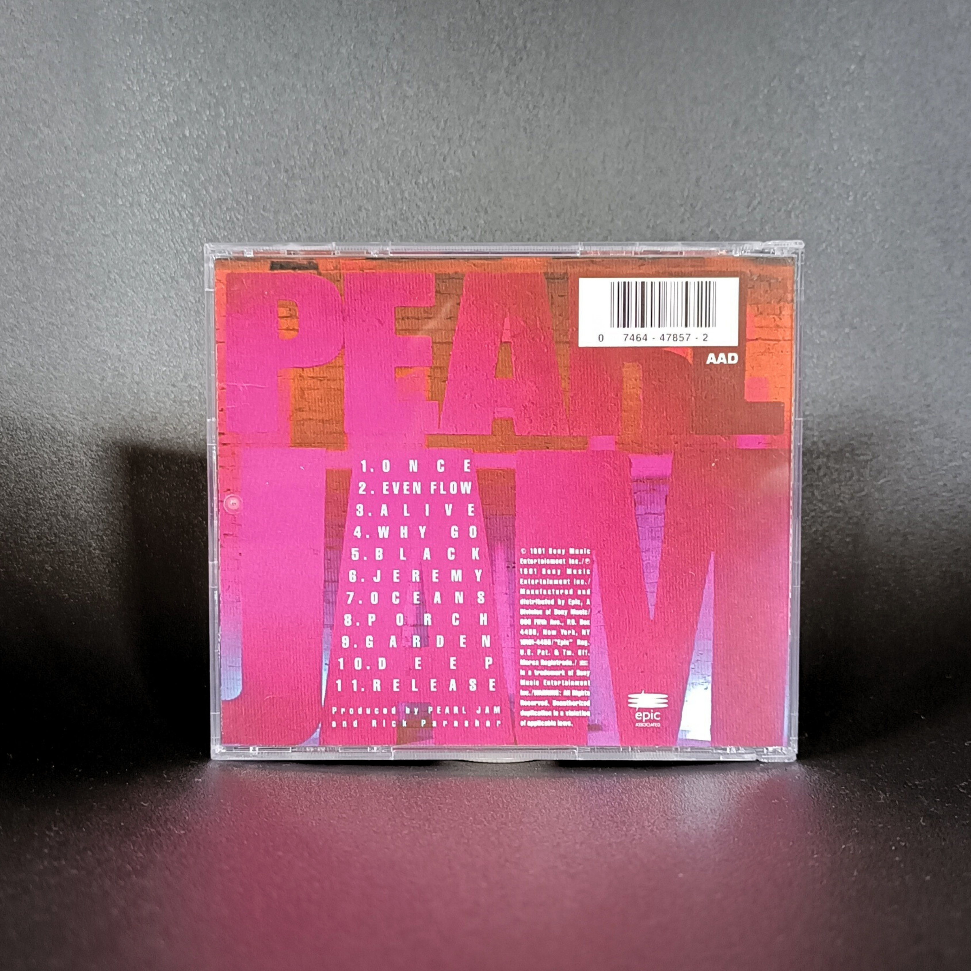 Pearl Jam - Ten CD