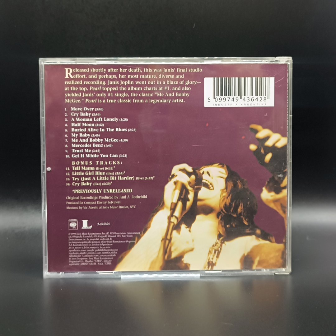 Janis Joplin - Pearl CD