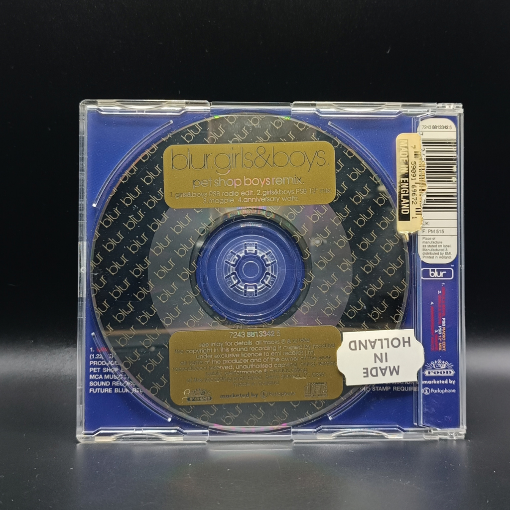 Blur - Girls & Boys Pet Shop Boys Remix single CD