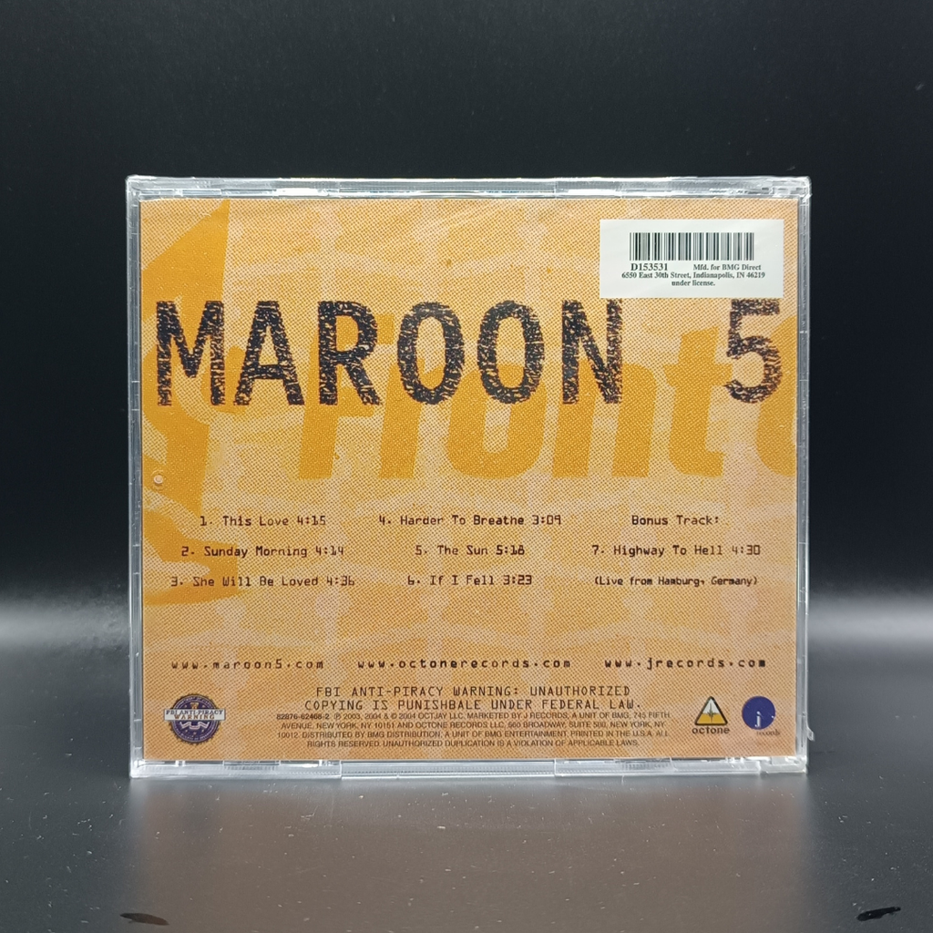 Maroon 5 - 1.22.03 Acoustic CD (nuevo)