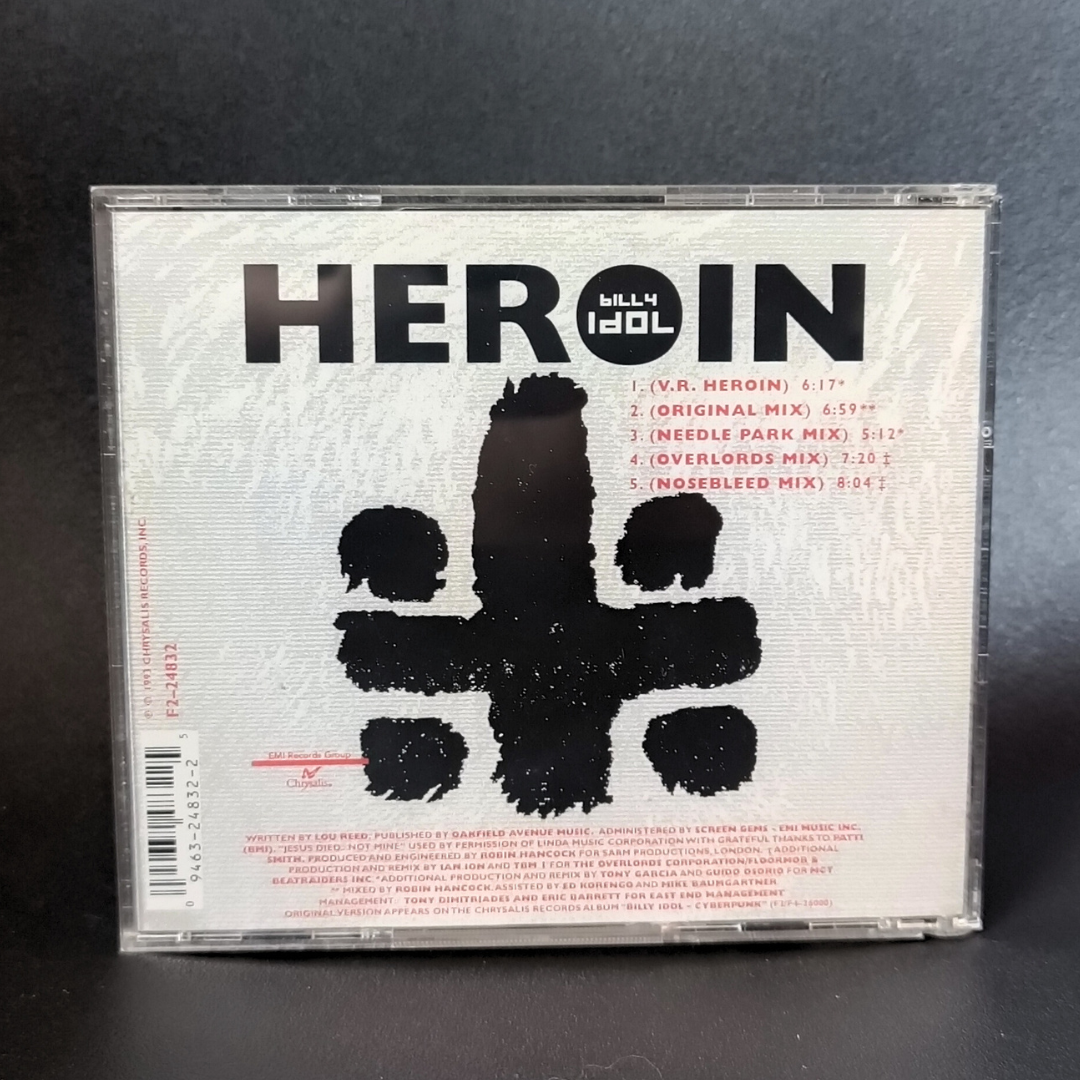 BIlly Idol - Heroin maxi single CD