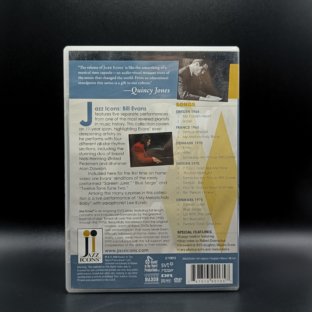 Bill Evans - Live '64-75' DVD