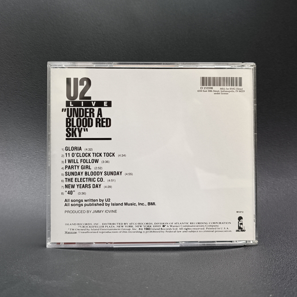 U2 - Under a Blood Red Sky CD
