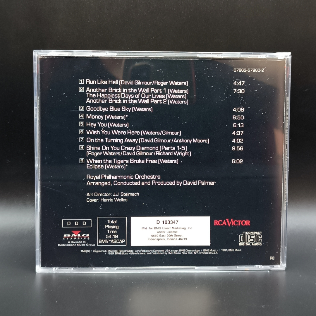 Music of Pink Floyd - Orchestral Maneuvers: David Palmer and The Royal Philarmonic Orchestra CD