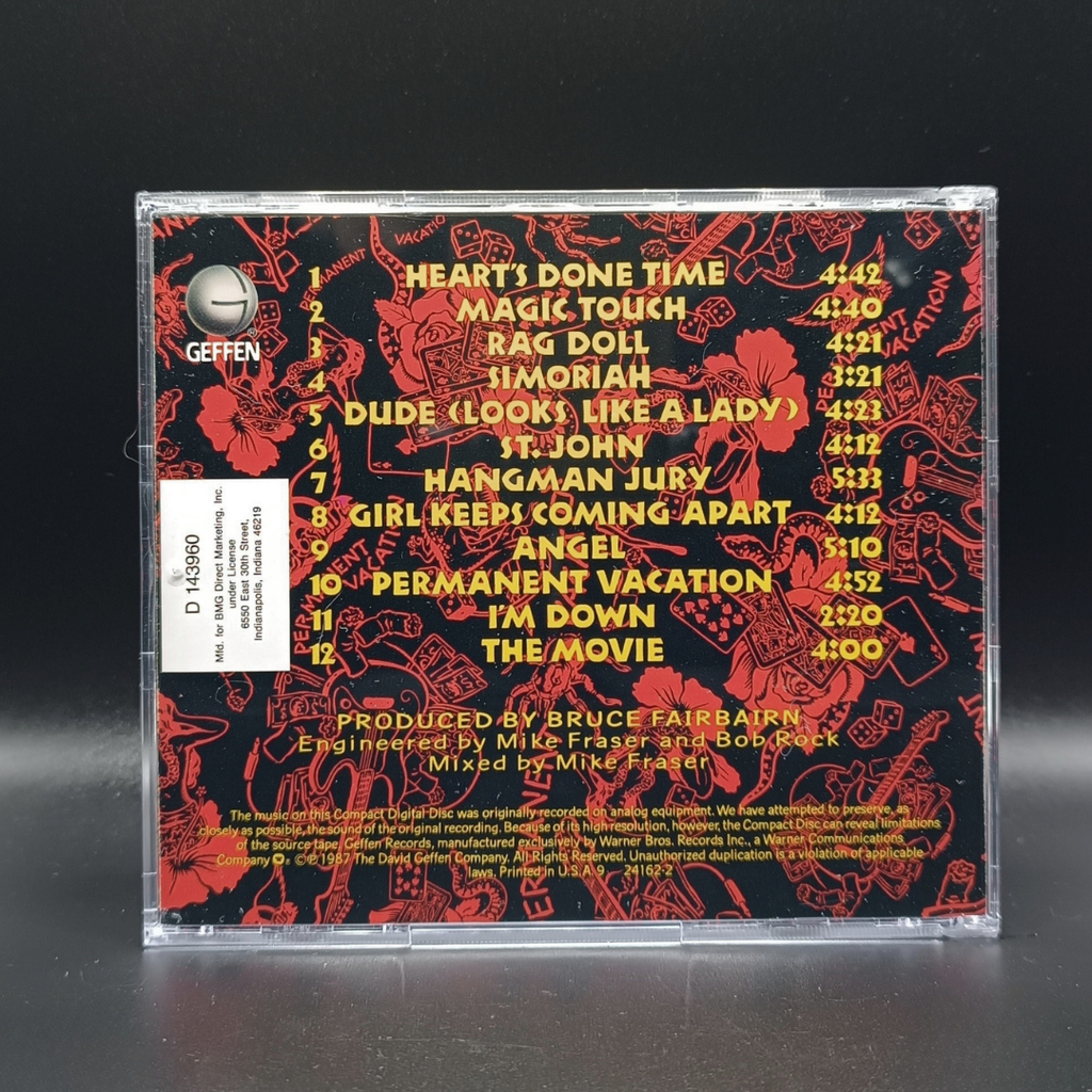Aerosmith - Permanent Vacation CD