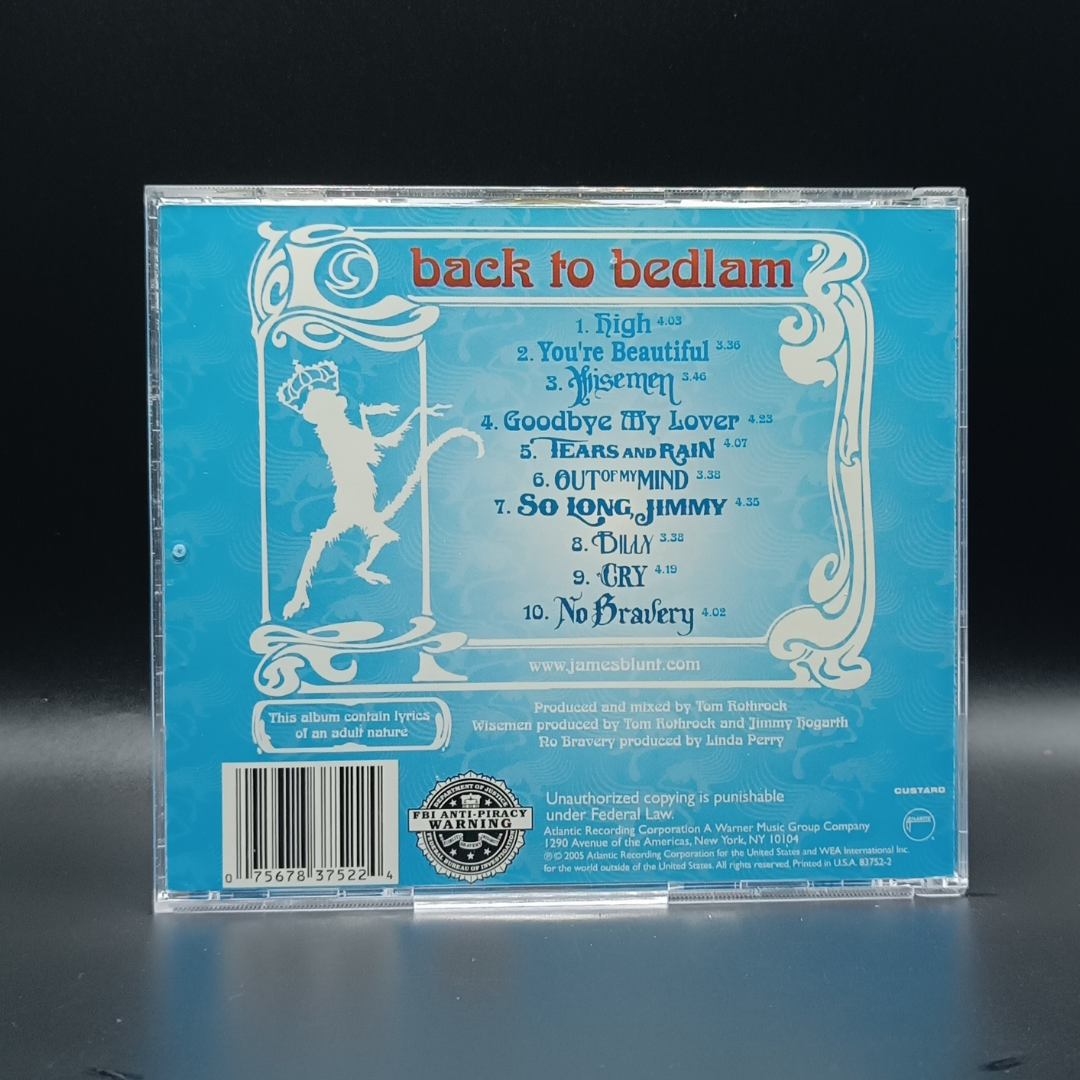 James Blunt - Back to Bedlam CD