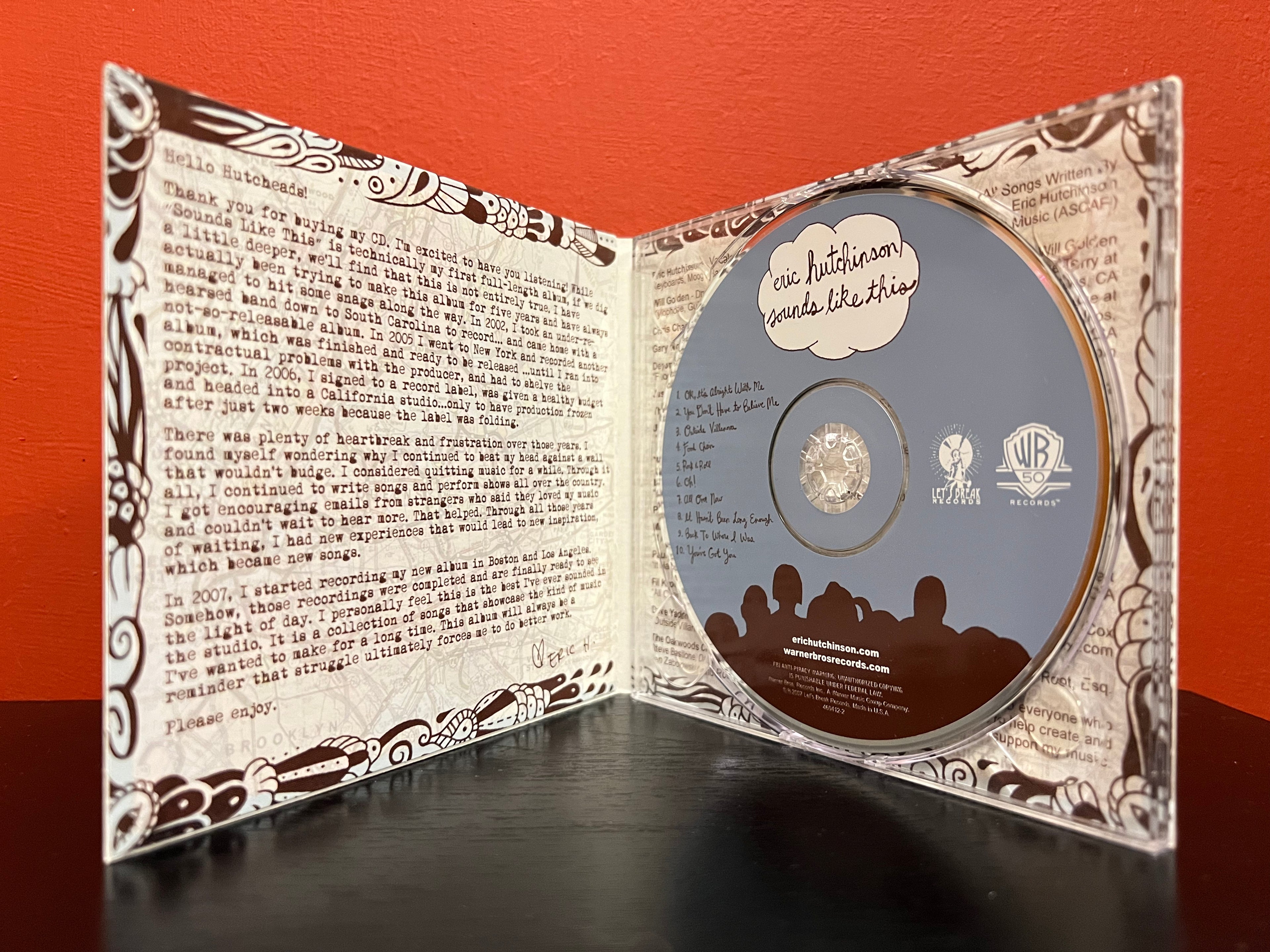 Eric Hutchinson - Sounds Like This CD