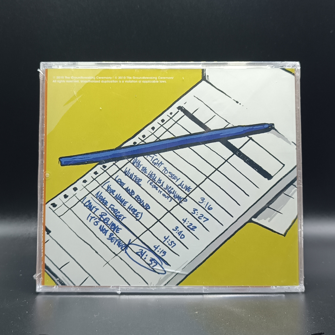 The Ground Breaking Ceremony - I Can't Believe It's Not Better! CD (nuevo)