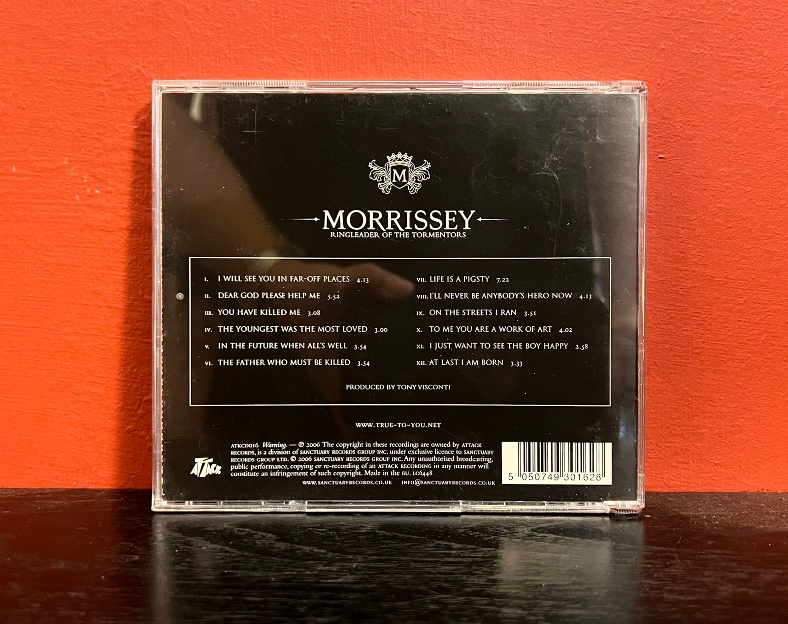 Morrissey - Ringleader of the Tormentors CD