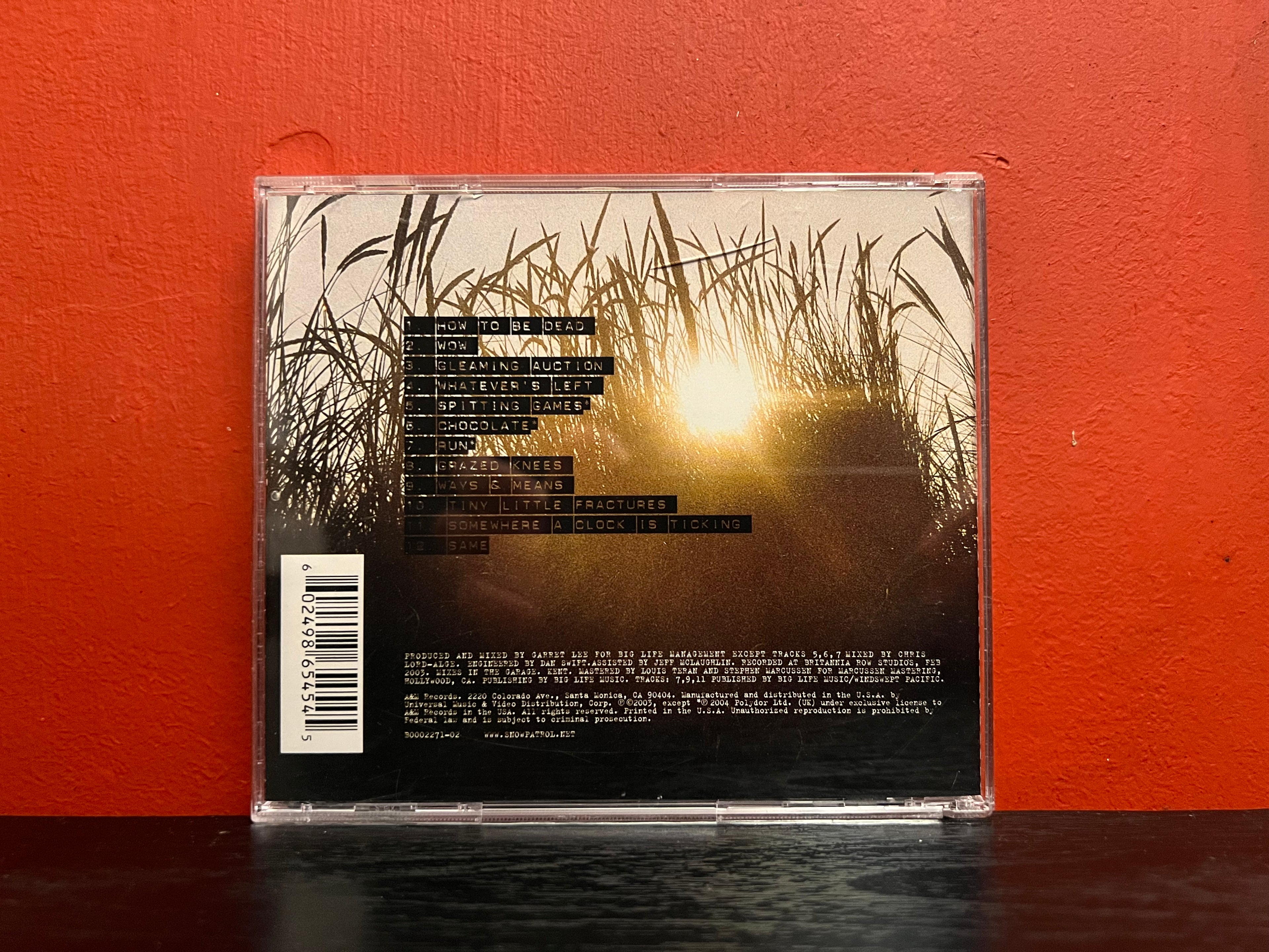 Snow Patrol - Final Straw CD