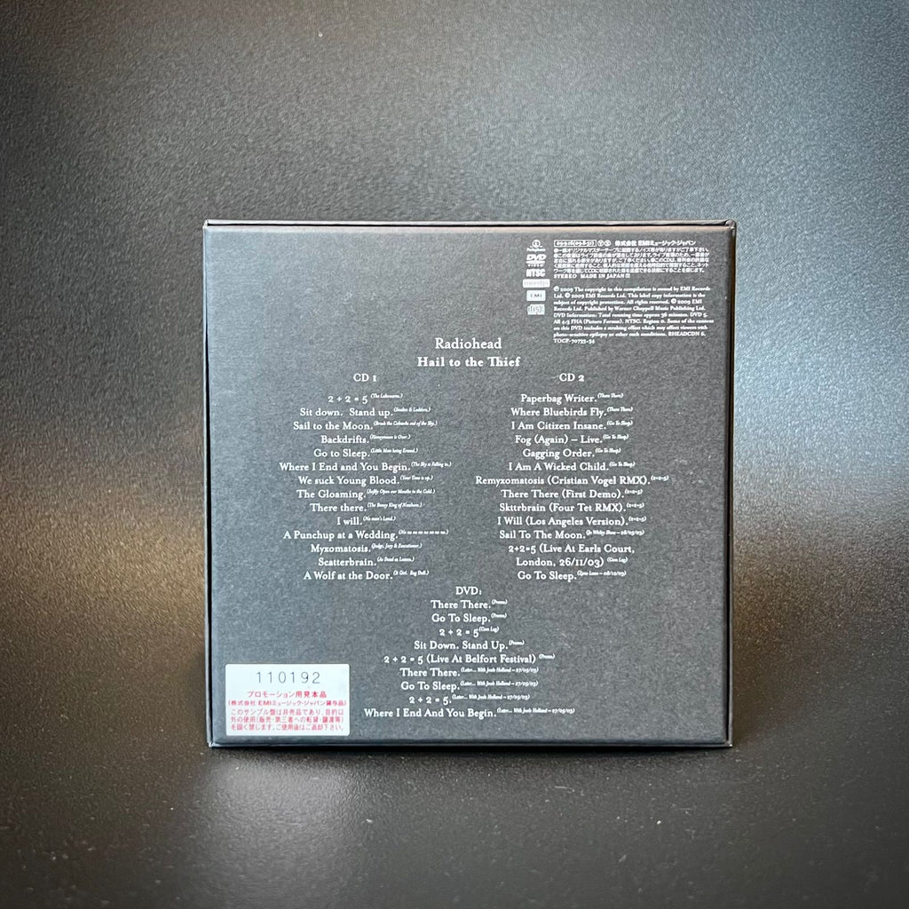 Radiohead - Hail to the Thief Special Collector's Edition 2CD+DVD japonés